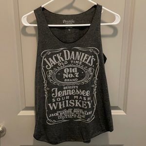 Jack Daniels logo tank t-shirt